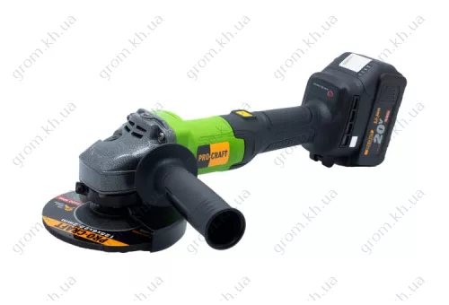 Фото 1- Акумуляторна болгарка Procraft PGA-20