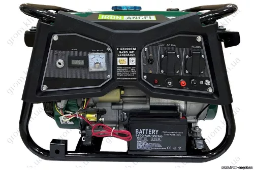 Фото 1- Бензиновый генератор Iron Angel EG 3200 EM