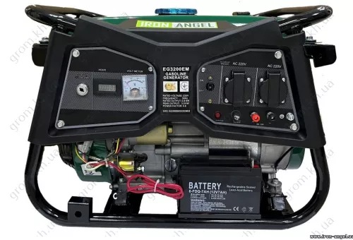 Фото 1- Бензиновый генератор Iron Angel EG 3200 EM