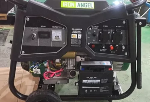 Фото 1- Бензиновий генератор Iron Angel EG 5500 EM