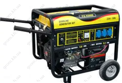 Фото 1- Бензиновый генератор Forte FG 6500E со стартером