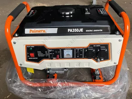 Фото 1- Бензиновий генератор Palmera PA350JE 6,5л. 2,8 кВт однофазний (Ручний стартер)