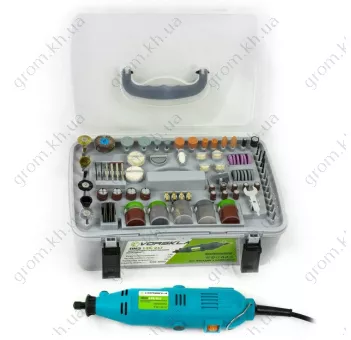 Фото 1- Гравер Vorskla ПМЗ 135/217 (кейс-чемодан, 217 насадок)