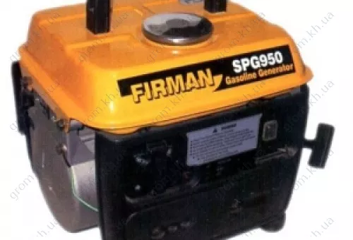 Фото 1- Бензиновый генератор Firman SPG 950