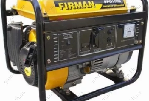 Фото 1- Бензиновий генератор Firman SPG 1500
