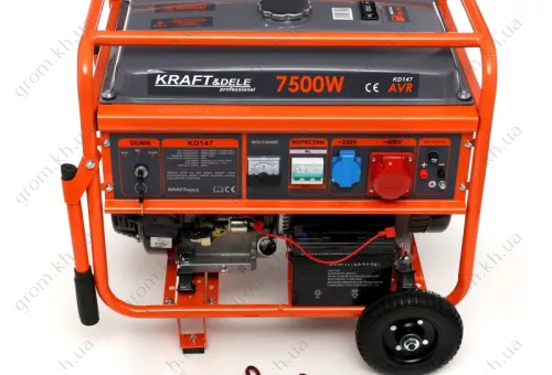 Фото 1- Бензиновий генератор Kraft&Dele KD147