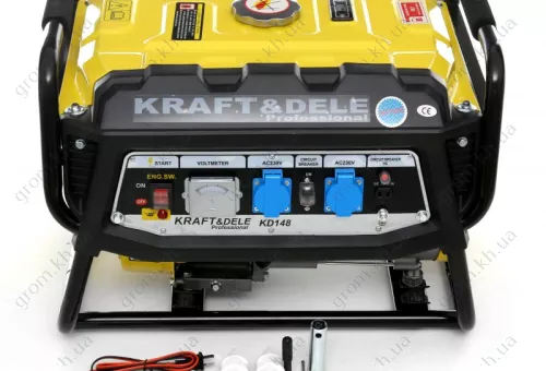 Фото 1- Бензиновый генератор Kraft&Dele KD148