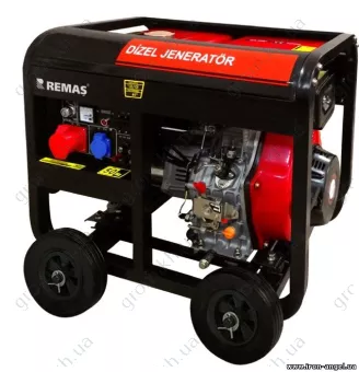 Фото 1- Дизельный генератор REMAS 8500ME-3