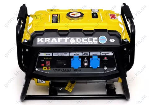 Фото 1- Бензиновый генератор Kraft&Dele KD149