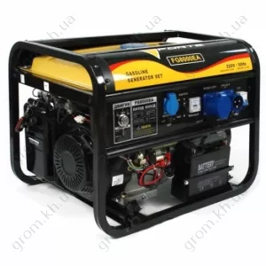Фото 1- Бензиновый генератор Forte FG 8000EA с блоком автоматики