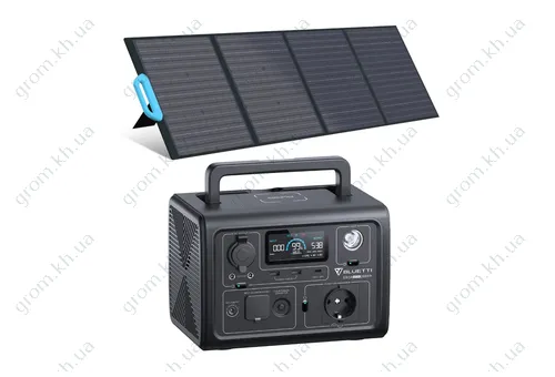 Фото 1- Комплект солнечного генератора Bluetti EB3A+PV120