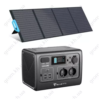 Фото 1- Комплект солнечного генератора Bluetti EB55+PV120