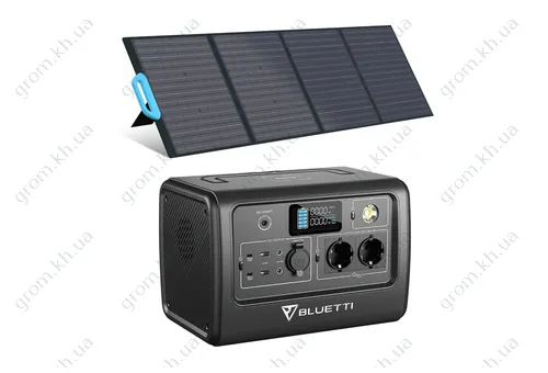 Фото 1- Комплект сонячного генератора Bluetti EB70+PV120