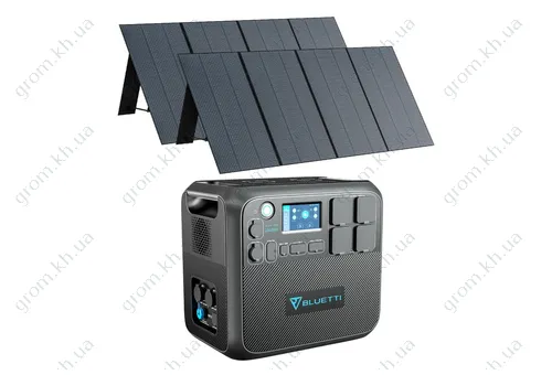Фото 1- Комплект сонячного генератора Bluetti AC200MAX+2*PV350