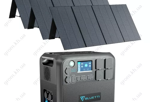 Фото 1- Комплект солнечного генератора Bluetti AC200MAX+3*PV350