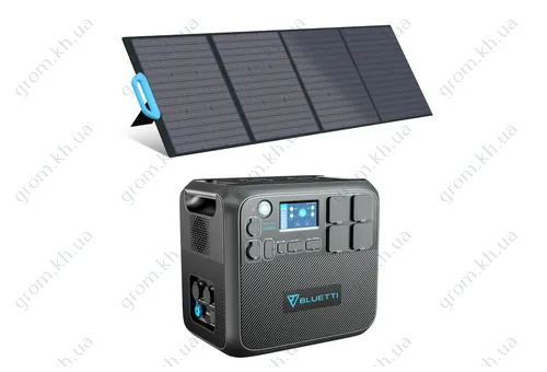 Фото 1- Комплект сонячного генератора Bluetti AC200MAX+PV200