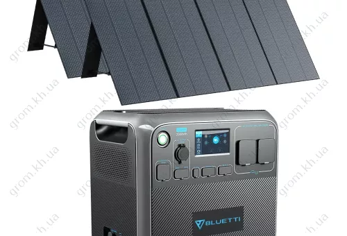 Фото 1- Комплект сонячного генератора Bluetti AC200P+2*PV350