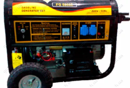 Фото 1- Бензиновый генератор Forte FG 8000E со стартером