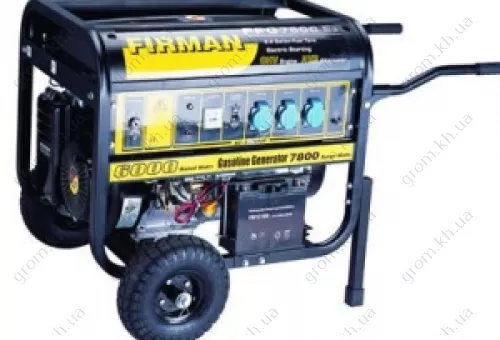 Фото 1- Бензиновый генератор Firman FPG 7800E2