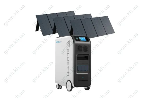 Фото 1- Комплект солнечного генератора Bluetti EP500PRO+3*PV350