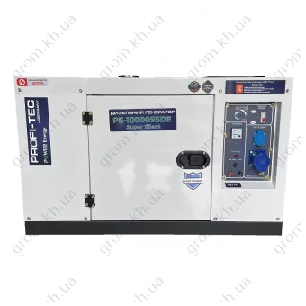 Фото 1- Генератор дизельний Profi-tec PE-10000SSDE Super Silent (10кВА/7.5 кВт, 220В)