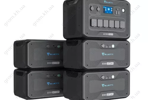 Фото 1- Зарядная станция Bluetti AC300+домашний аккумулятор 4*B300