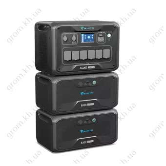 Фото 1- Зарядная станция Bluetti AC300+домашний аккумулятор 2*B300