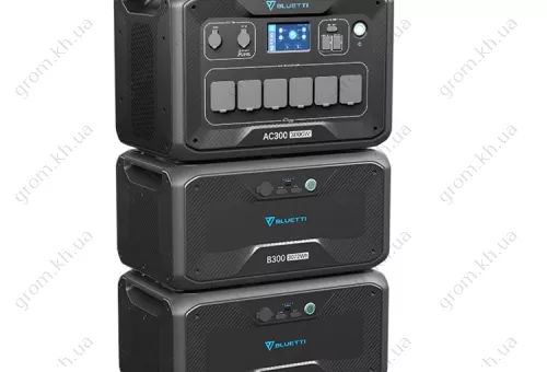 Фото 1- Зарядная станция Bluetti AC300+домашний аккумулятор 2*B300