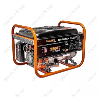 Фото 1- Бензиновый генератор Daewoo GDA 3500 Master Line (3,2 кВА)