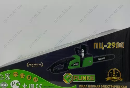 Фото 1- Пила цепная электрическая FLINKE ПЦ-2900
