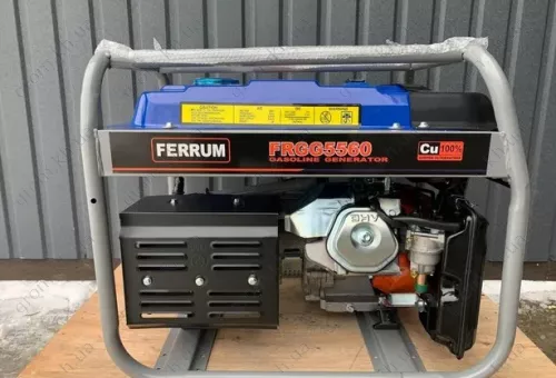 Фото 1- Генератор бензиновый Ferrum FRGG5560