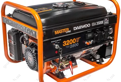 Фото 1- Бензиновый генератор DAEWOO GDA 3500E