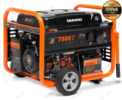 Фото 1- Бензиновый генератор DAEWOO GDA 8500E