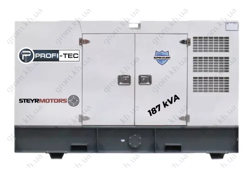 Фото 1- Дизельний генератор Profi-tec SDSG312-3 Power MAX (312 кВА/250 кВт, двигун STEYR MOTORS, Austria)