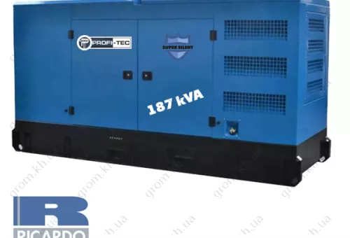 Фото 1- Генератор дизельный Profi-tec SDSG187-3 Power MAX (187 кВА/150 кВт), двигатель RICARDO, Great Britain)
