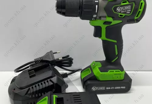 Фото 1- Акумуляторний шуруповерт Flinke ША-21-4000 PRO