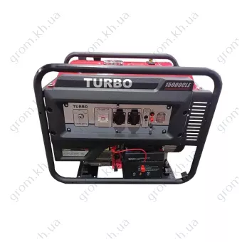 Фото 1- Генератор бензиновий TURBO 15000CLE