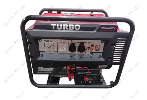 Фото 1- Генератор бензиновый TURBO 15000CLE