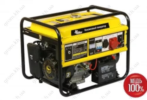 Фото 1- Бензиновый генератор Кентавр КБГ 605 Э/3