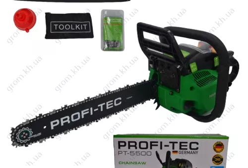 Фото 1- Бензопила ланцюгова PROFI-TEC PT-5500