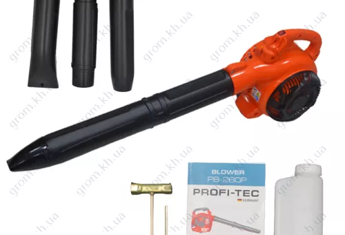 Фото 1- Бензиновая воздуходувка PROFI-TEC PB260P