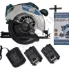 Фото 2 - Аккумуляторная циркулярная пила PROFI-TEC CSP36V POWERLine (аналог Makita DKP180Z) (2 акк по 5 Ач + зарядное, в коробке))