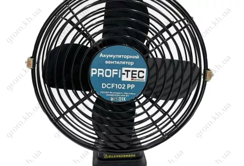 Фото 1- Аккумуляторный вентилятор PROFI-TEC DCF102-PP POWERLine (без аккумулятора и зарядного, в коробке)