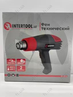 Фото 1- Строительный фен Intertool DT-2416