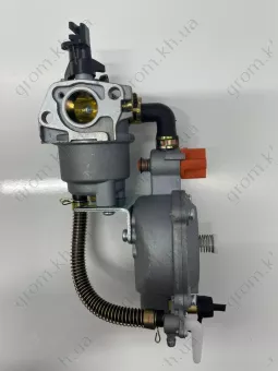 Фото 1- Карбюратор с газовым редуктором для генератора 8 кВт