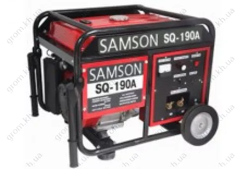 Фото 1- Бензиновий генератор Samson SQ-190A (зварювальний), струм 190А