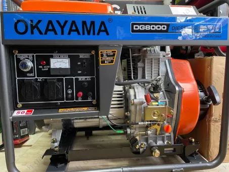Фото 1- Генератор дизельный Okayama DG-8000