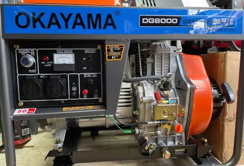 Фото 1- Генератор дизельний Okayama DG-8000