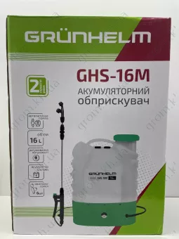 Фото 1- Опрыскиватель аккумуляторный Grunhelm GHS-16M