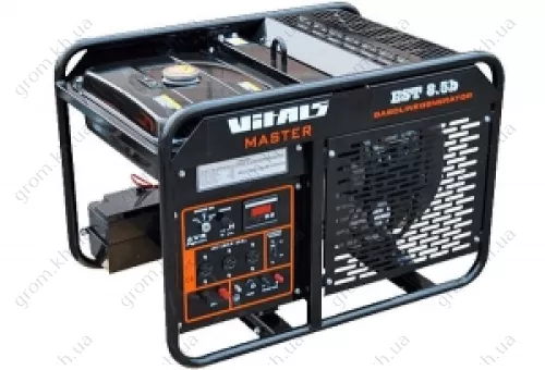Фото 1- Бензиновый генератор Vitals Master EST 8,5
